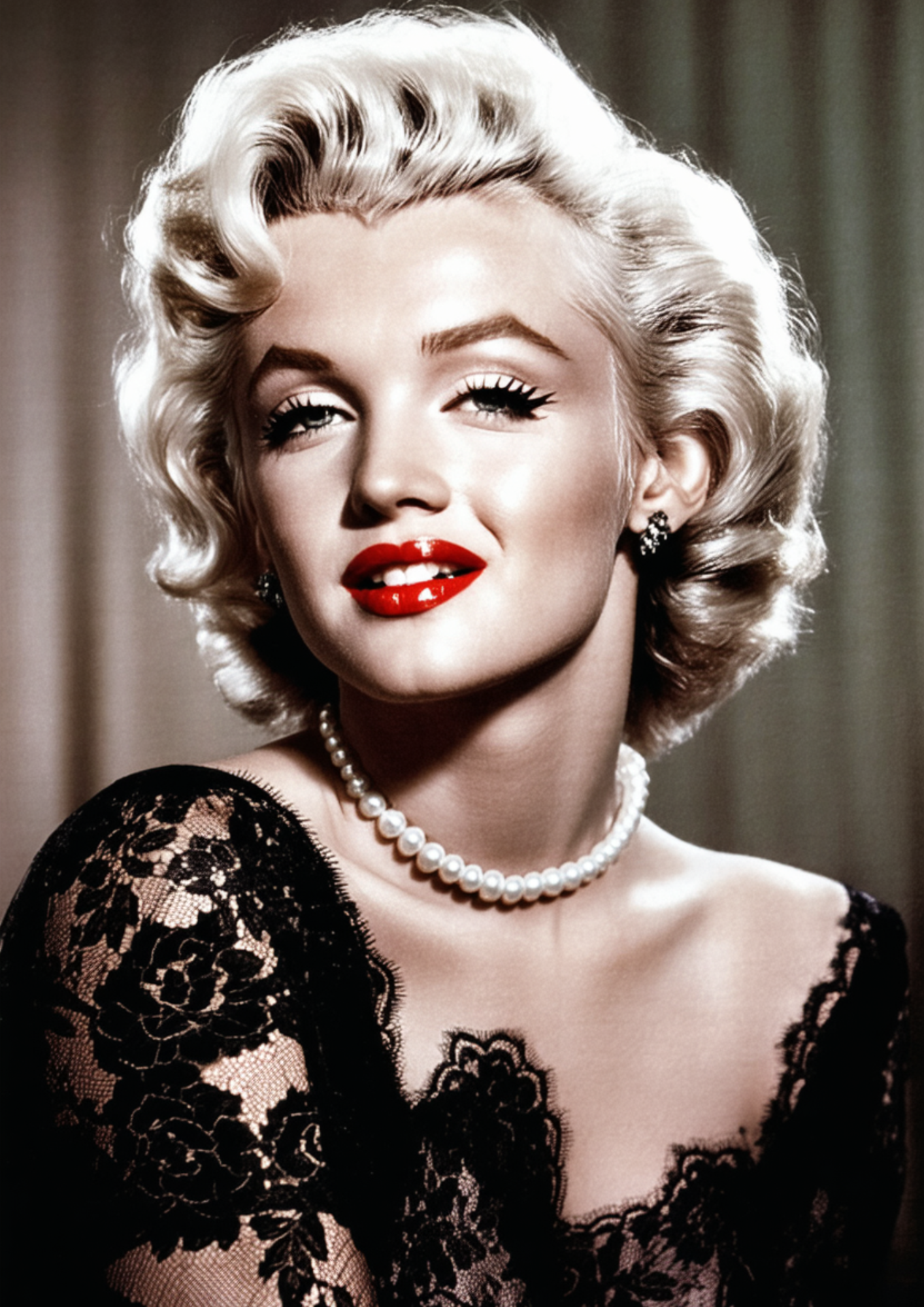Sticker Sheet / Greeting Card – Marylin Portrait in Retro Full Cat. No. 8655