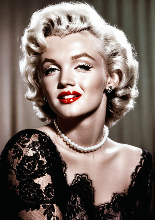 Sticker Sheet / Greeting Card – Marylin Portrait in Retro Full Cat. No. 8655