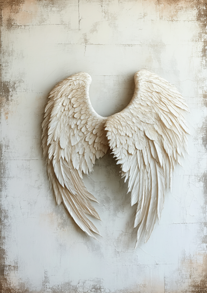 Sticker Sheet / Greeting Card – Angel Wings Full Cat. No. 8704