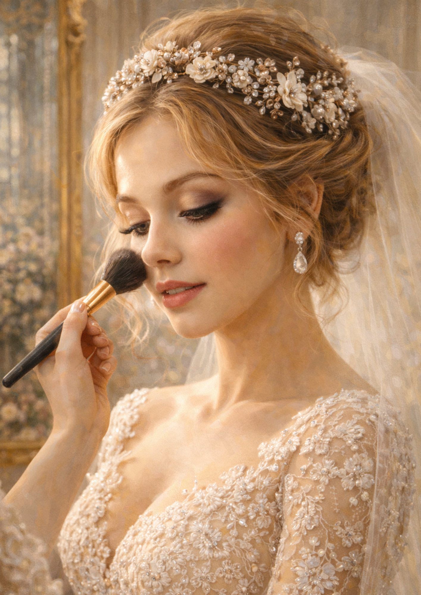 Sticker Sheet / Greeting Card – Bride's Make Up Full Cat. No. 8756
