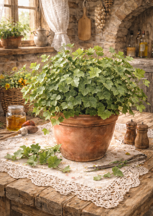 Sticker Sheet / Greeting Card – Green Ivy in the Pot Full Cat. No. 8851