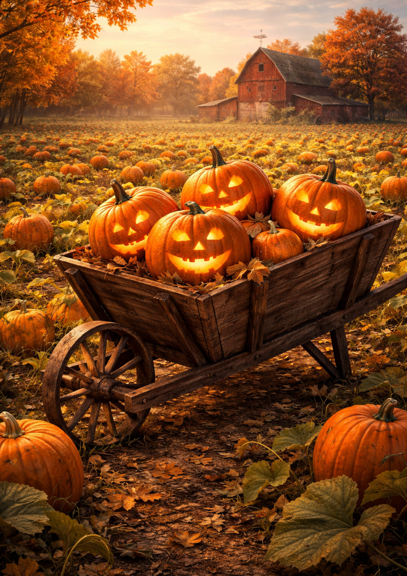 Sticker Sheet / Greeting Card – Halloween Pumpkins Full Cat. No. 8863