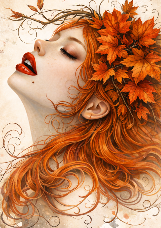 Sticker Sheet / Greeting Card – Beautiful Woman Full Cat. No. 8979