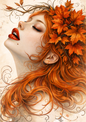Sticker Sheet / Greeting Card – Beautiful Woman Full Cat. No. 8979