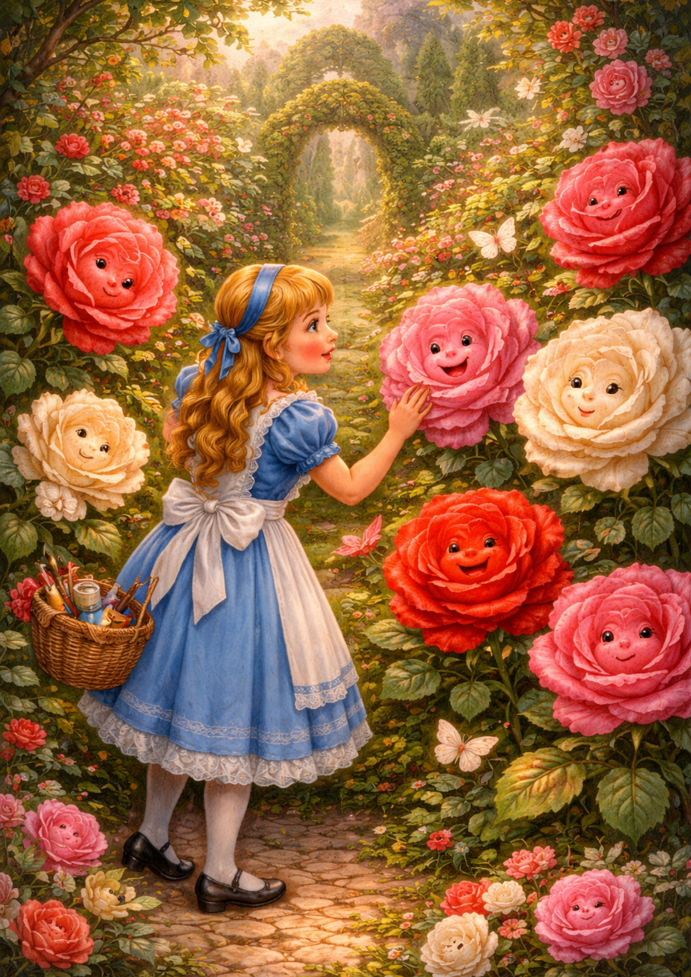 Sticker Sheet / Greeting Card – Alice in Magical Garden Full Cat. No. 9070