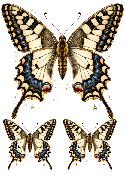 Sticker Sheet / Greeting Card – Butterfly Collage Cat. No. 9140