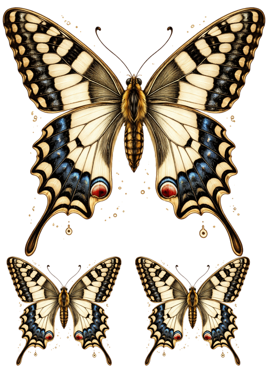 Sticker Sheet / Greeting Card – Butterfly Collage Cat. No. 9140