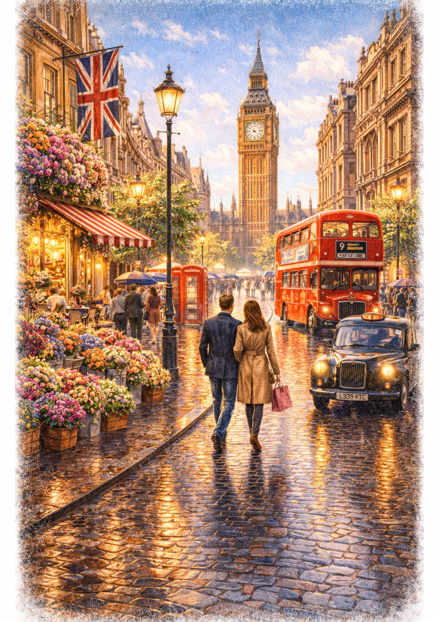 Sticker Sheet / Greeting Card – City London Full Cat. No. 9177