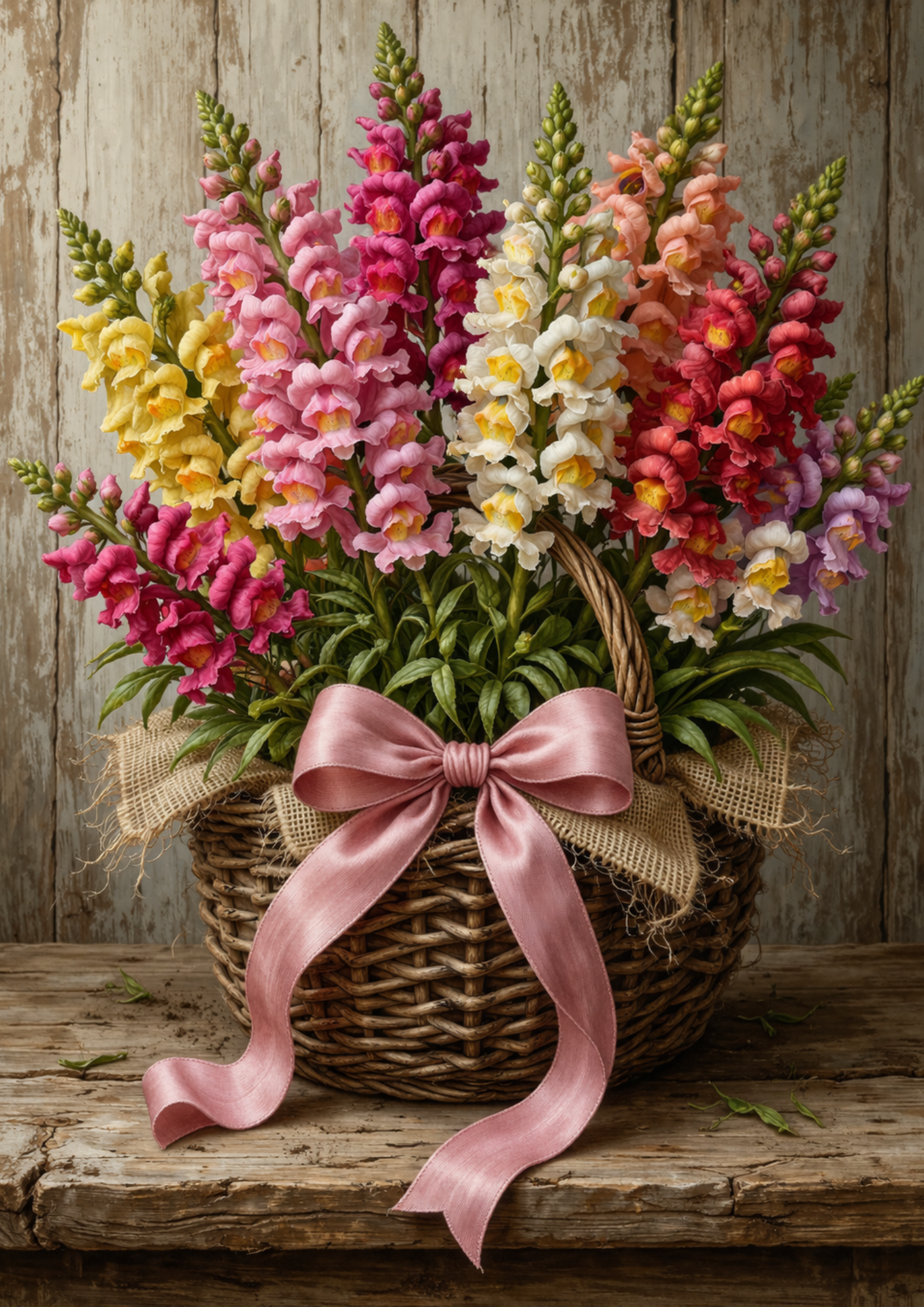 Sticker Sheet / Greeting Card – Bouquet of Gladioli Full Cat. No. 9183
