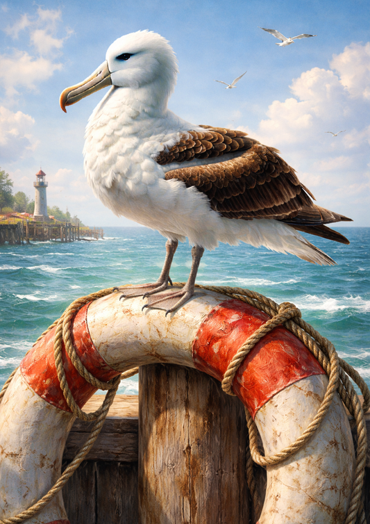 Sticker Sheet / Greeting Card – Seagull Full Cat. No. 9186