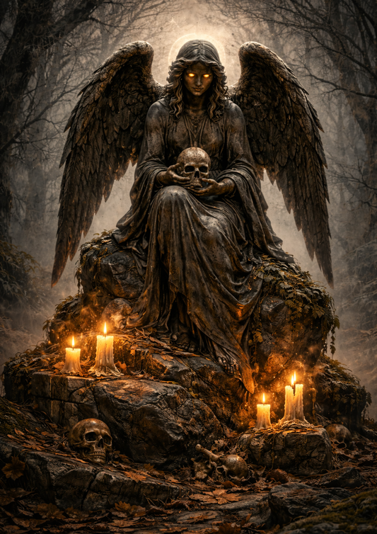 Sticker Sheet / Greeting Card – Cemetery Angel Full Cat. No. 9225