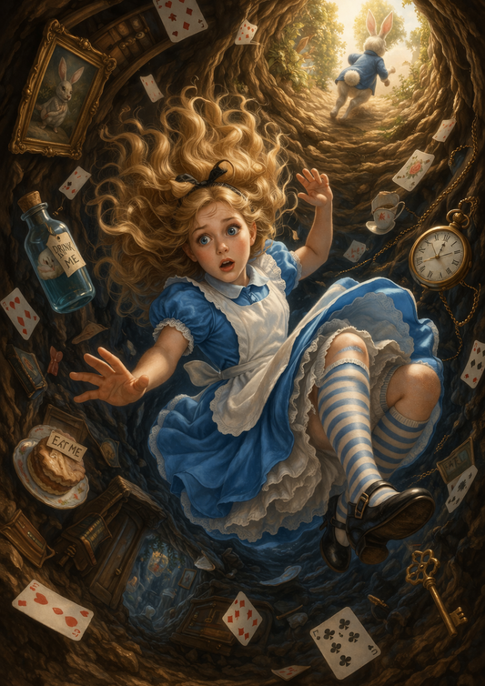 Sticker Sheet / Greeting Card – Alice in Black Hole Full Cat. No. 9233