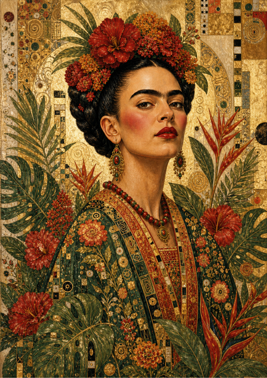 Sticker Sheet / Greeting Card – Frida Cahlo Portrait II Full Cat. No. 9365