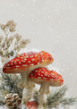 Sticker Sheet / Greeting Card – Forest Toadstools Full Cat. No. 9422