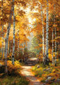 Sticker Sheet / Greeting Card – Autumn Forest Full Cat. No. 9424