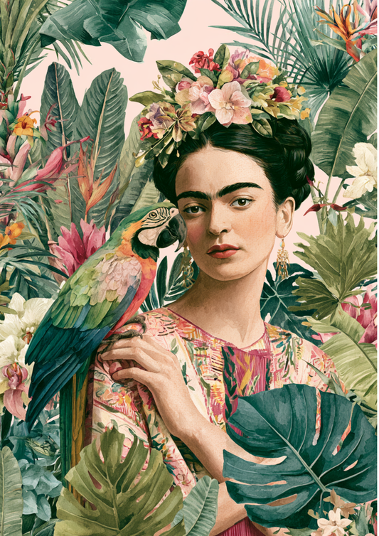 Sticker Sheet / Greeting Card – Frida Kahlo Portrait Full Cat. No. 9636