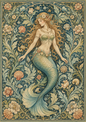 Sticker Sheet / Greeting Card – Beautiful Mermaid Full Cat. No. 9764