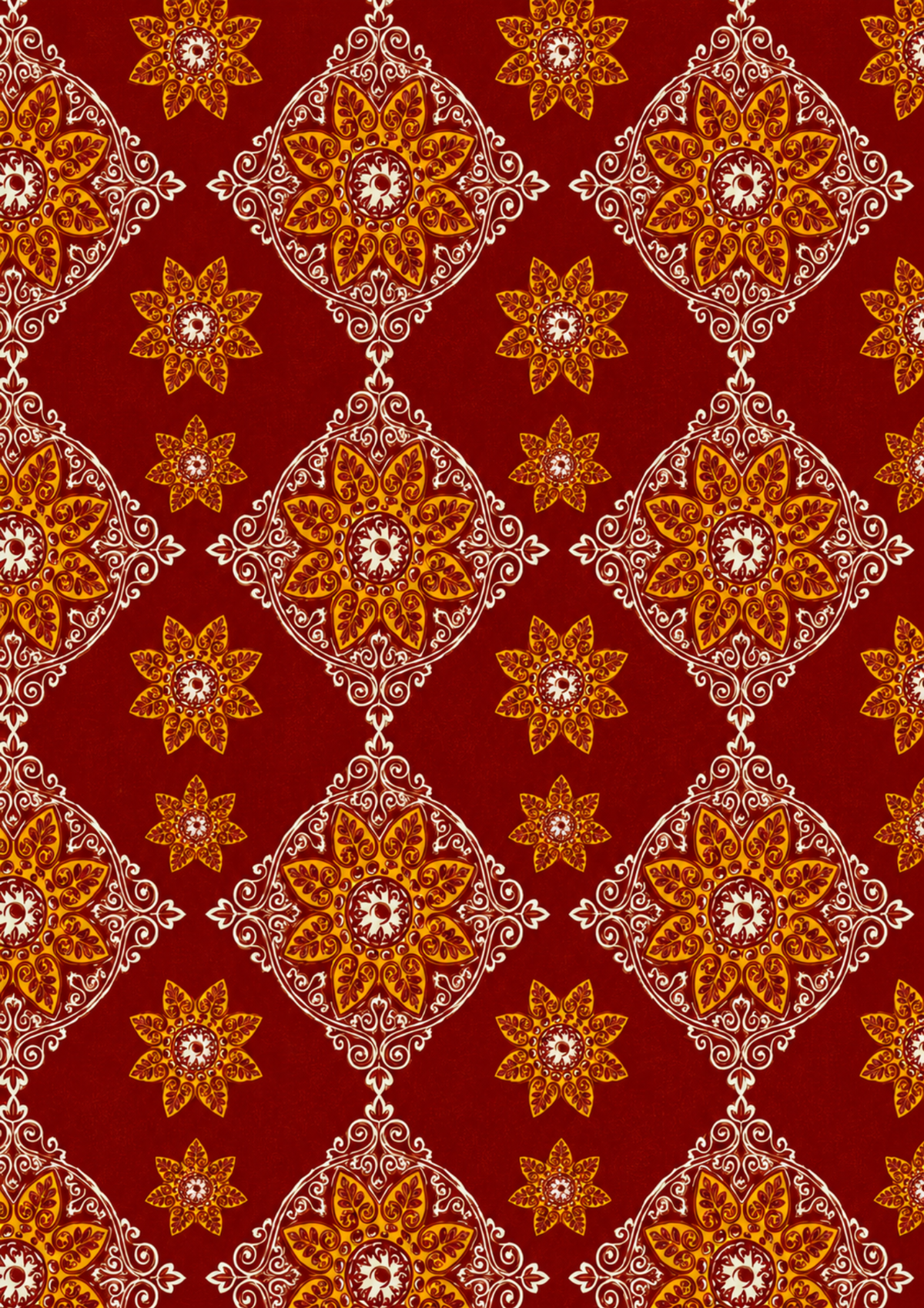 Sticker Sheet / Greeting Card – Moroccan Tile Pattern Full Cat. No. 9779