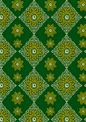 Sticker Sheet / Greeting Card – Moroccan Green Tile Pattern Full Cat. No. 9780