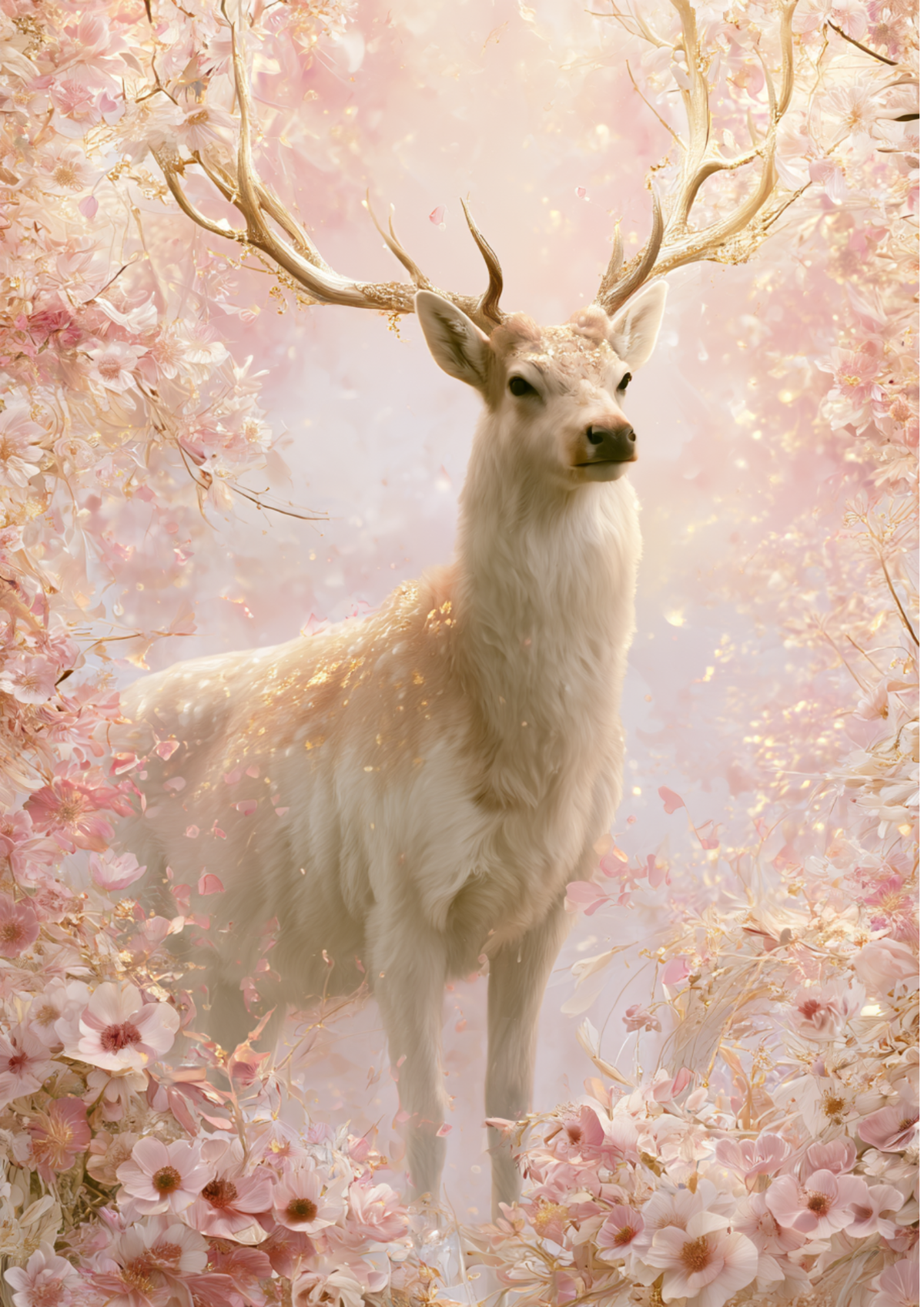 Sticker Sheet / Greeting Card – Etheral Majestic Stag Full Cat. No. 9782