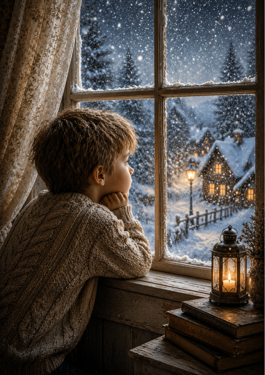 Sticker Sheet / Greeting Card – The Christmas Window Full Cat. No. 9867