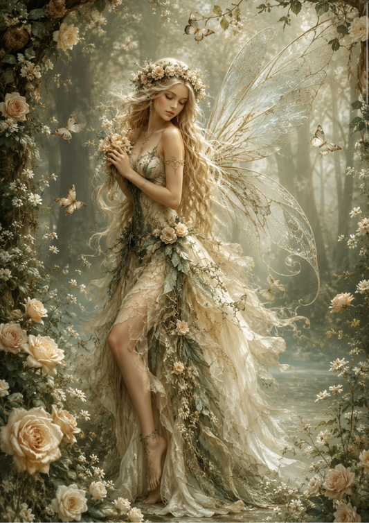 Sticker Sheet / Greeting Card – Beautiful Fairy Full Cat. No. 9875