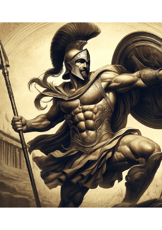 Klistremerkeark – Achilles full katalognr. 876