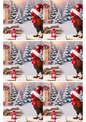 Stickerbogen Weihnachts-Hahn-Collage Kat. Nr. 1797