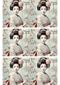 Klistremerkeark – Geisha Schabby Chic Collage Cat. nr. 2991