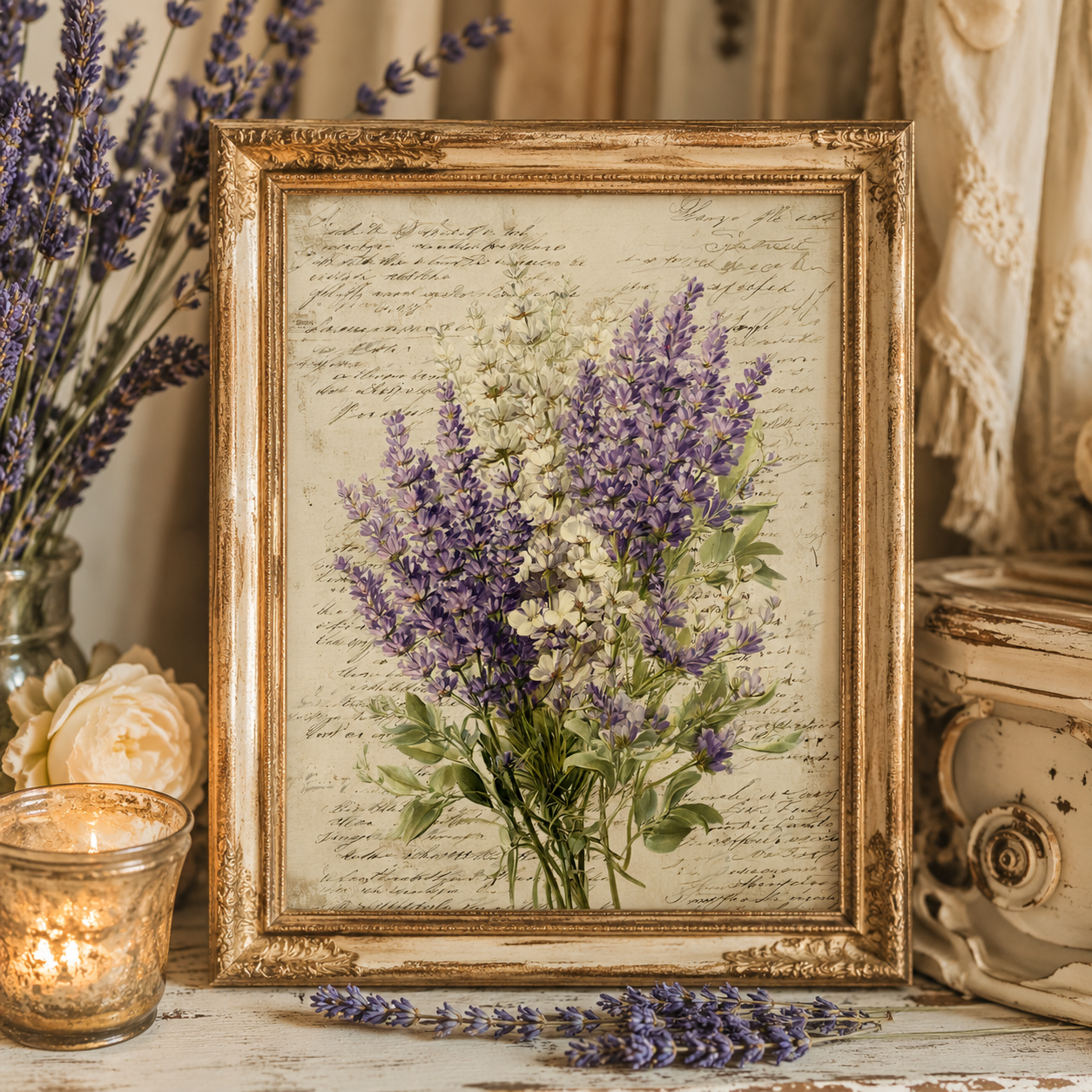 Lavender Printables & Clipart Bundle – 84 Digital Files, 48 A4 Sheets + 36 Cliparts for Crafts (Instant Download)