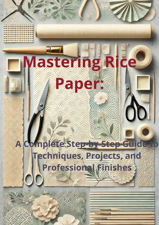 Sticker Sheet – Master the Art of Rice Paper: Your Complete eBook Guide to Creative and Professional Crafting. Transform Your Crafting with Rice Paper – Say Goodbye to Frustrations!