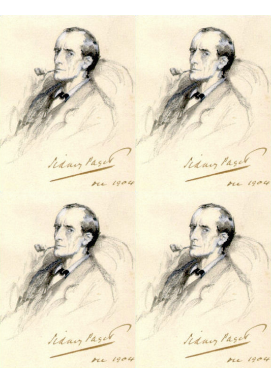 Klistremerkeark Sherlock Holmes Collage Kat. nr. 1455