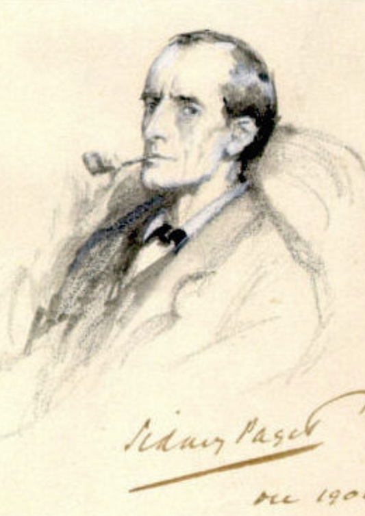 Klistremerkeark Sherlock Holmes Full Kat. Nr. 1456