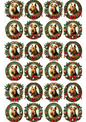 Stickerbogen – Airedale Terrier in Ovalen Collage Kat. Nr. 2935