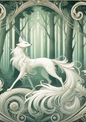 Aufkleberbogen Jugendstil Fuchs Voll Kat. Nr. 1731