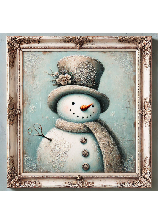 Sticker Sheet Snowman In Top Hat Full Cat. No. 1743