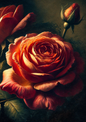 Wall Art Poster / Greeting Card / Sticker Sheet – Beautiful Rose Full Cat. No. 1763