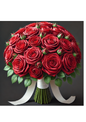 Wall Art Poster / Greeting Card / Sticker Sheet – Bride's Bouquet Full Cat. No. 1280