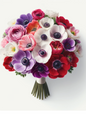 Klistremerkeark – Anemonebukett hel katalog nr. 643