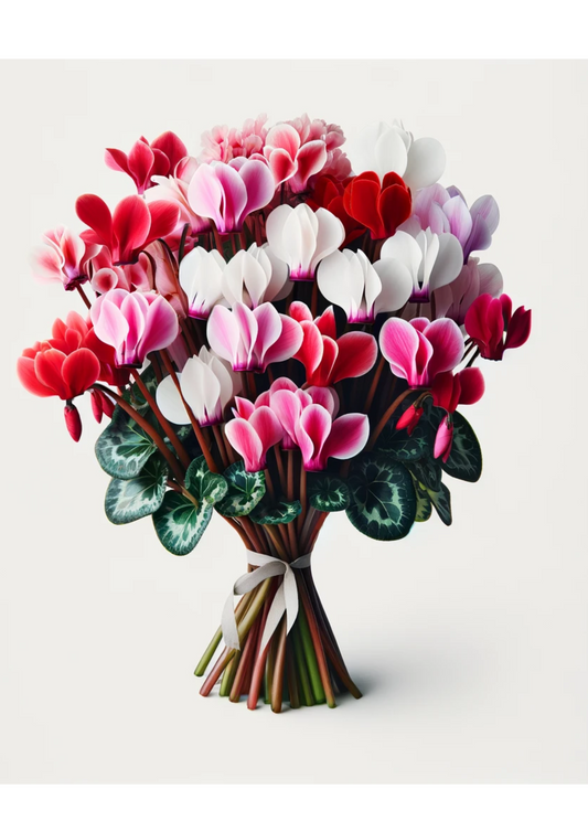 Sticker Sheet – Cyclamen Bouquet Full Cat No. 657