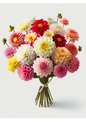 Klistremerkeark – Bukett Dahlia Hel Katt Nr. 661
