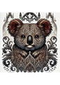 Klistremerkeark Coala Bear gotisk stil full katalognr. 1705