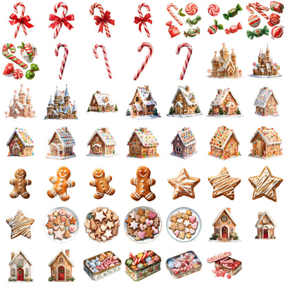 Watercolor Christmas Mega Clipart Bundle – 850+ PNG Designs with Transparent Background