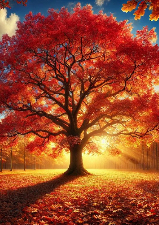Sticker Sheet Oak in Autumn Full Cat. No. 1284