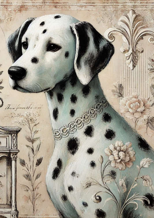 Sticker Sheet Dalmatian Dog Full Cat. No. 1808