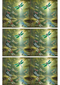 Klistremerkeark Øyenstikkere Collage Kat. nr. 1825