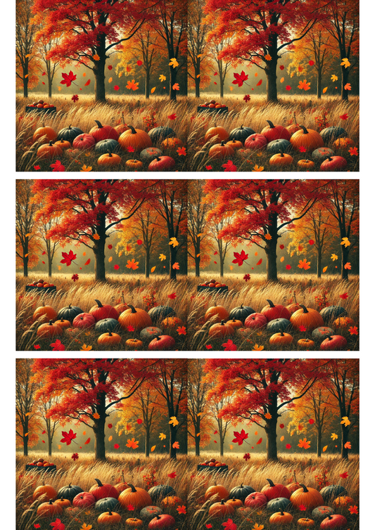 Sticker Sheet – Pumpkins 2 Collage Cat. No. 2569