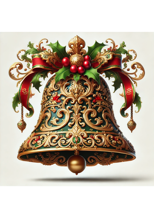Sticker Sheet – Baroque Christmas Bell 3 Full Cat. No. 2794