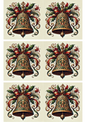 Stickerbogen – Barocke Weihnachtsglocke 4 Collage Kat. Nr. 2795
