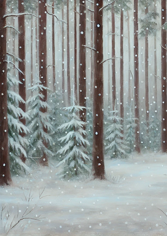 Sticker Sheet Winter Forest 3 Full Cat. No. 1897
